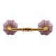 Lavender Ceramic Melon Bridge Handle